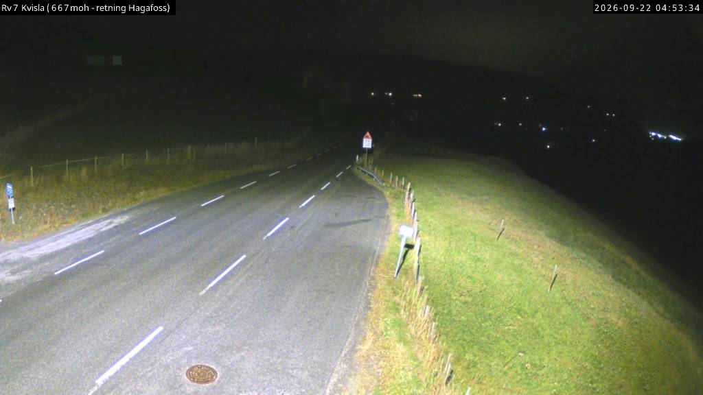 Kvisla — mot Hagafoss road camera