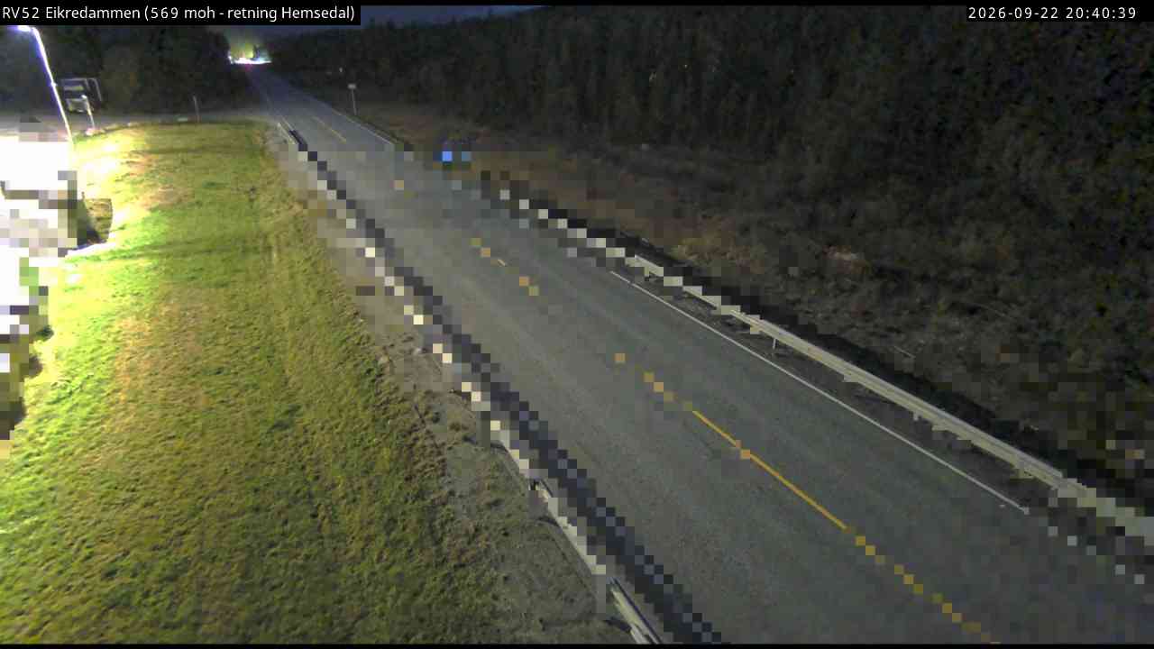Eikredammen — Hemsedal road camera