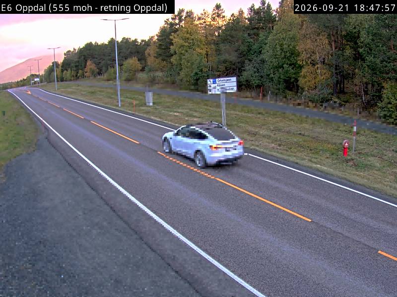 Oppdal — Oppdal road camera