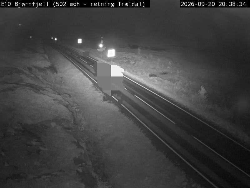 Bjørnfjell — Trældal road camera