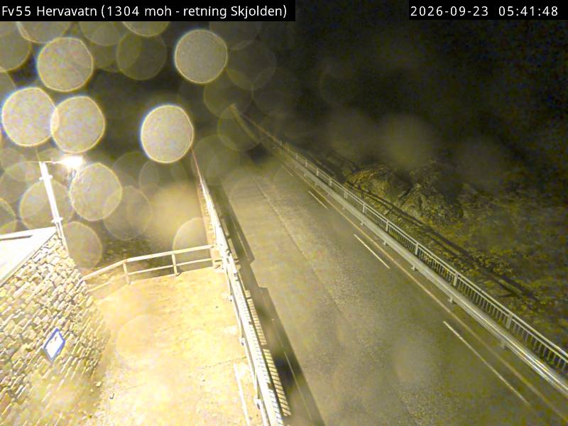 Hervavatn — Skjolden road camera