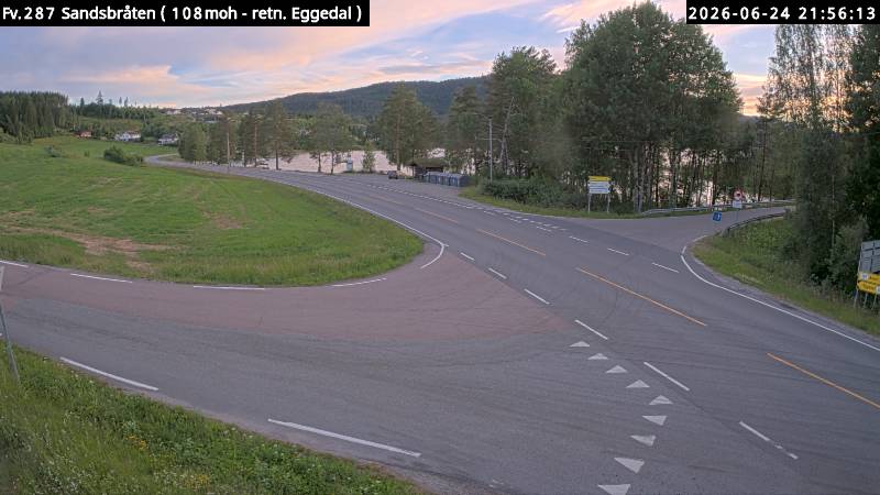 Sandsbråten — mot Eggedal
