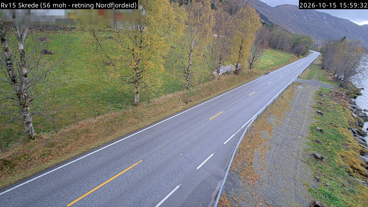 E39 Skrede (retning Nordfjordeid)