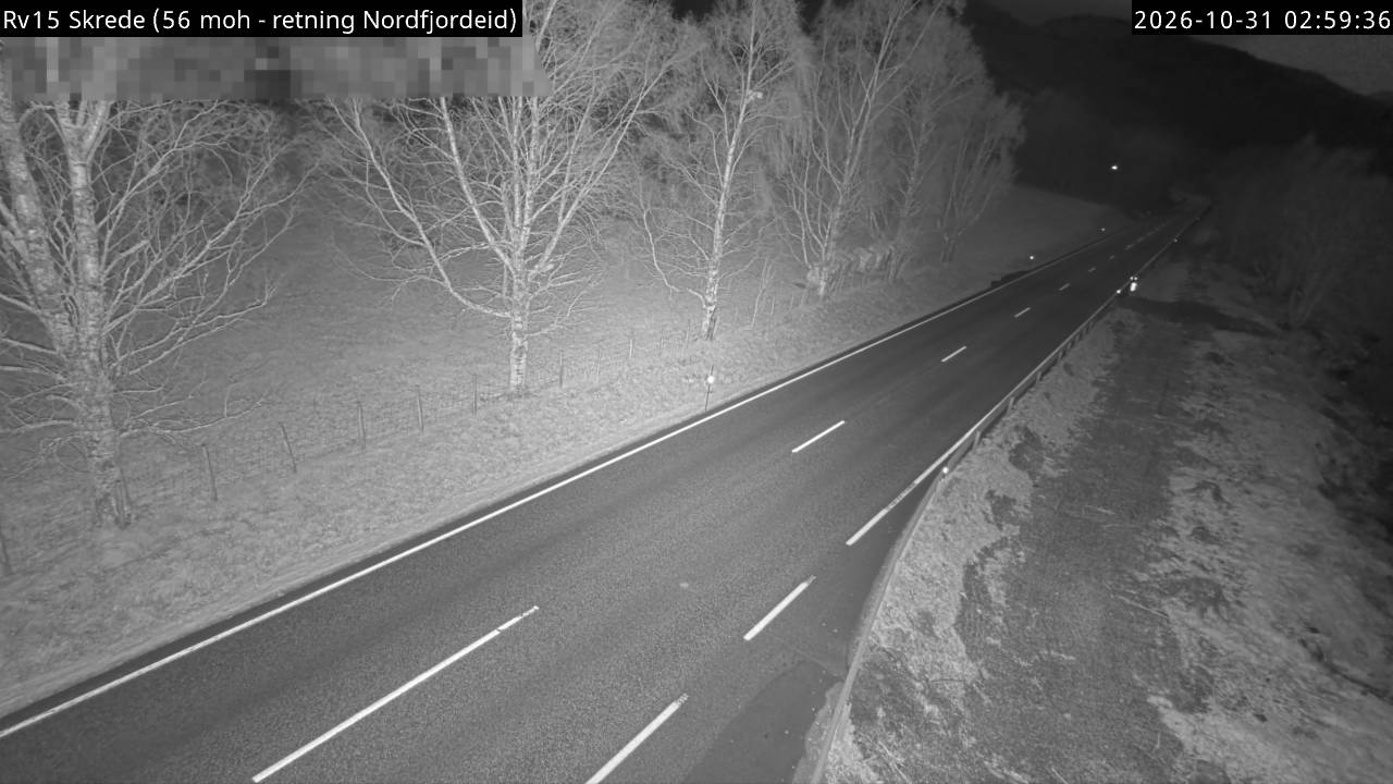 Skrede — Nordfjordeid road camera