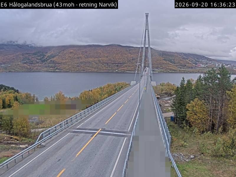 Øyjord — Narvik road camera