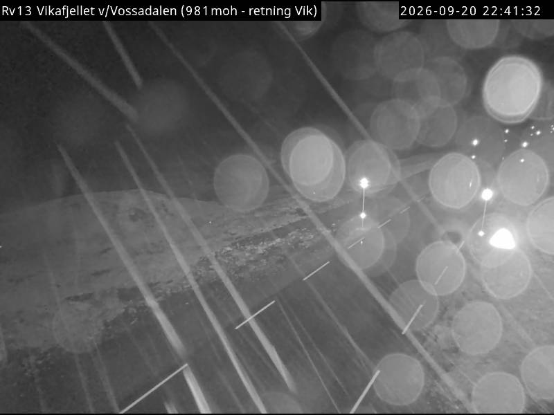 Vikafjellet v/Vossadalen — Vik road camera