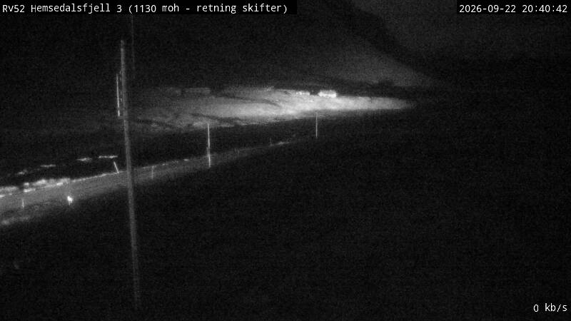 Hemsedalsfjellet — skifter road camera