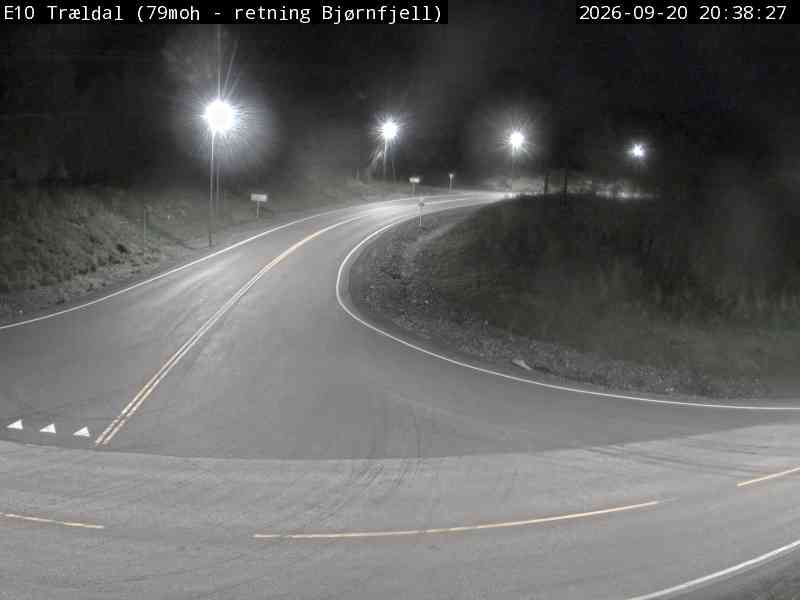 Trældal — Bjørnfjell road camera