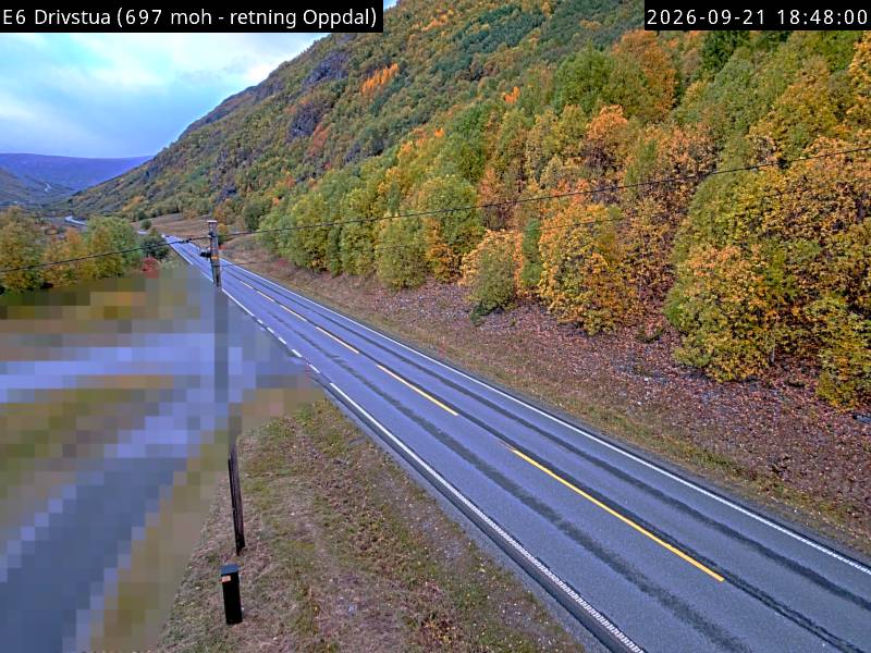 Drivstua — Oppdal road camera