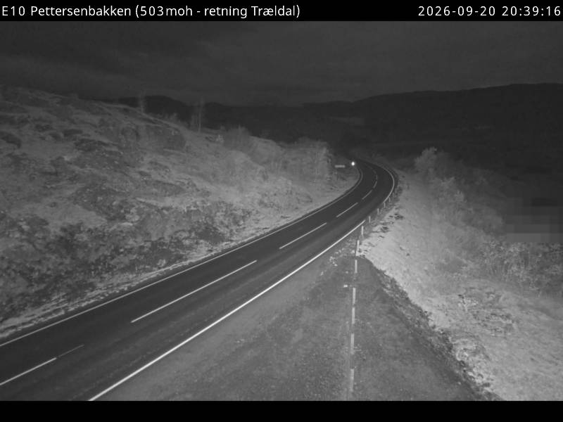 Pettersenbakken — Trældal road camera