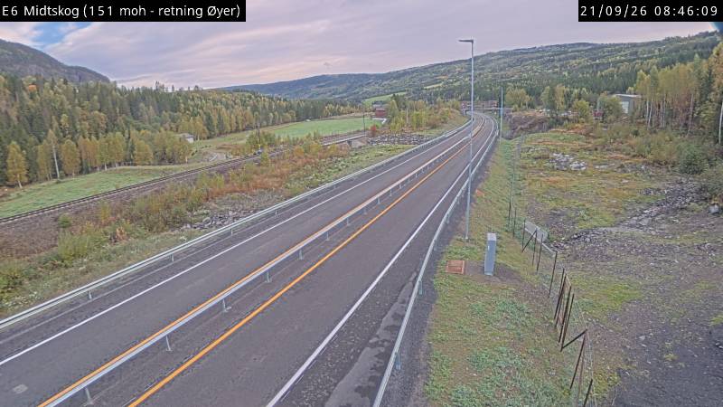Midtskog — Øyer road camera