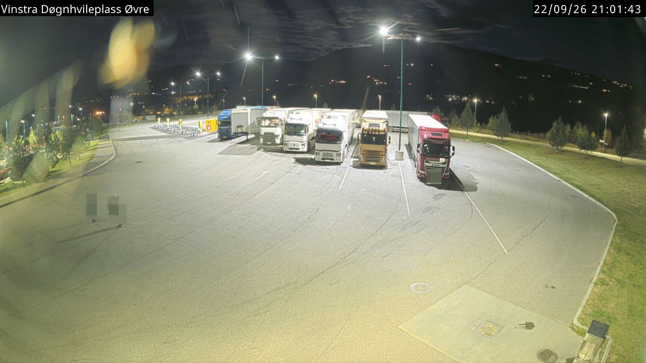 Vinstra Døgnhvileplass Øvre road camera